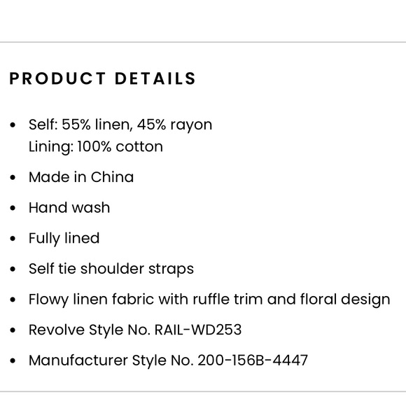 Rails Janelle mini dress in the blue green wildflower mix small - Picture 15 of 16